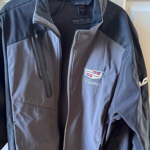 Men's Black and Gray Jacket